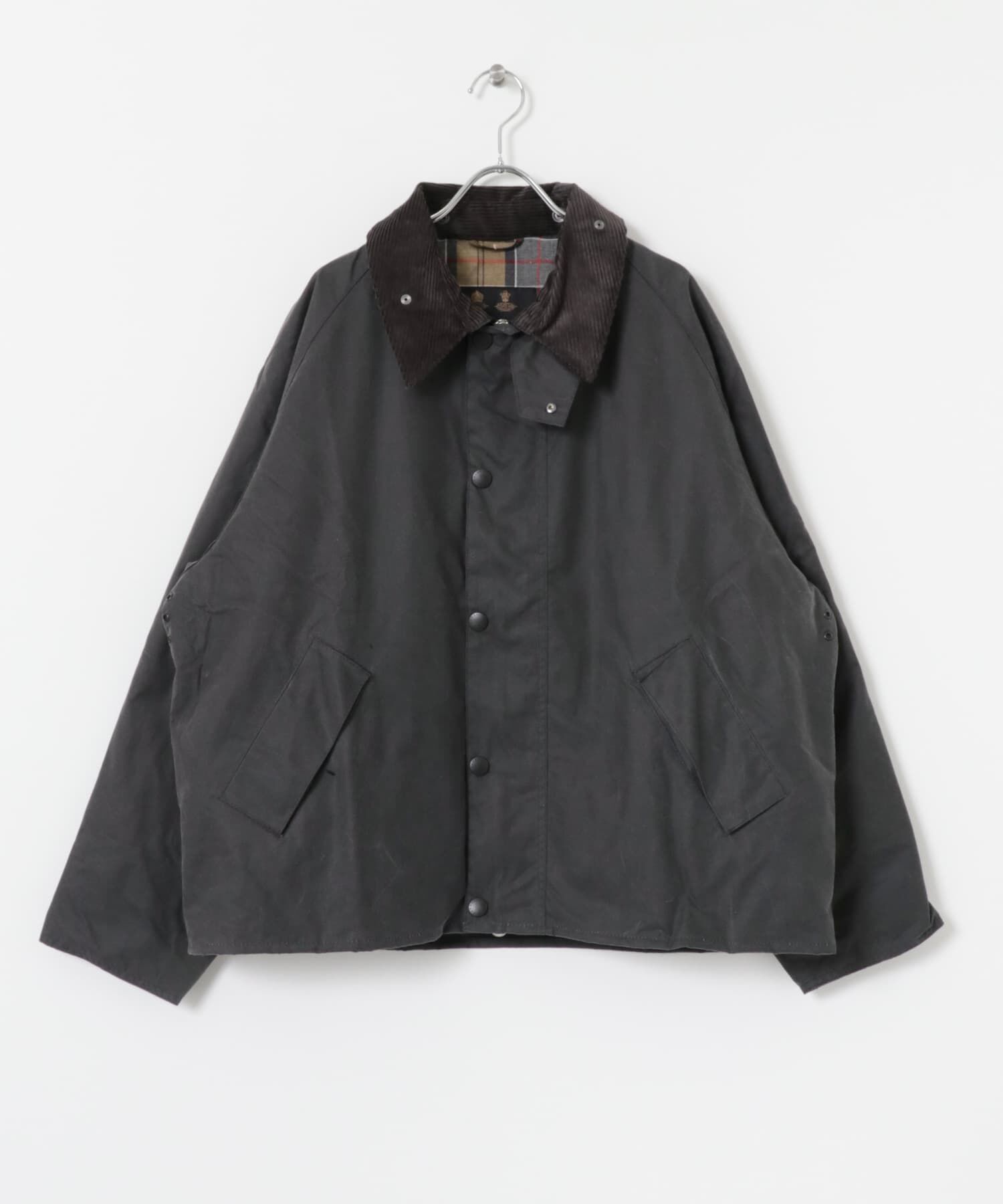 URBAN RESEARCH DOORS「OS TRANSPORT WAX JACKET」|ノーカラーコート|