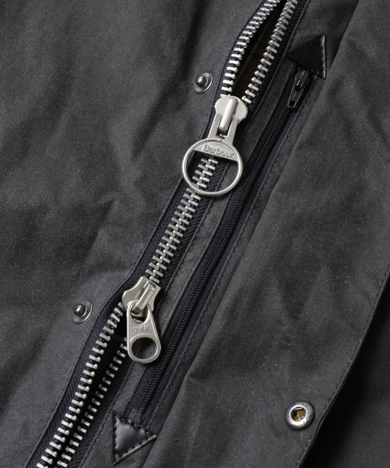 URBAN RESEARCH DOORS「OS TRANSPORT WAX JACKET」|ノーカラーコート|