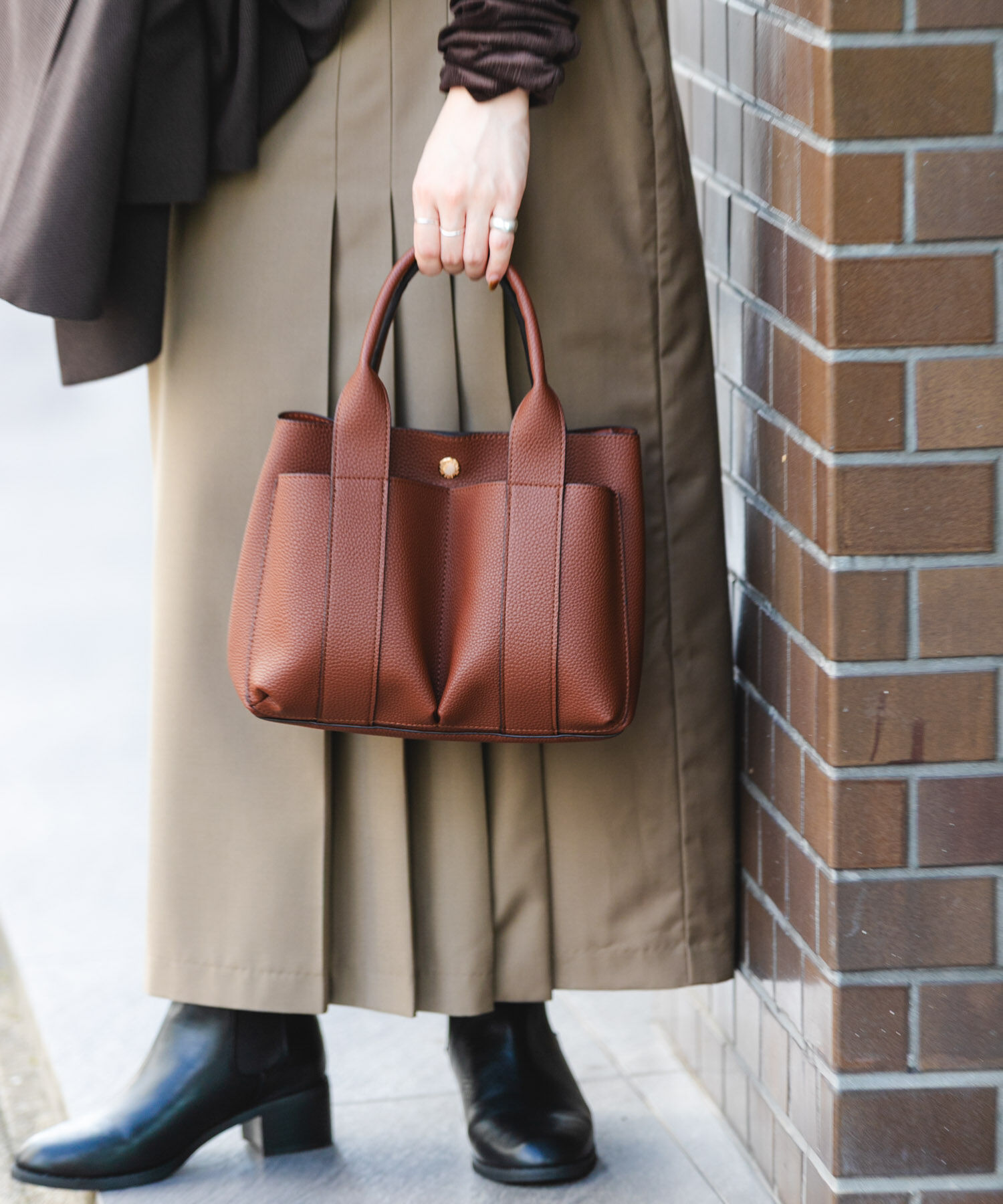 RODE SKO「プチダブルポケットトートバッグ」|トートバッグ|