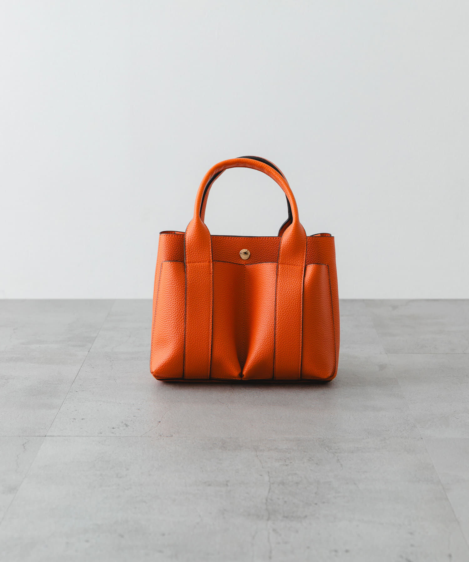 RODE SKO「プチダブルポケットトートバッグ」|トートバッグ|オレンジ系その他