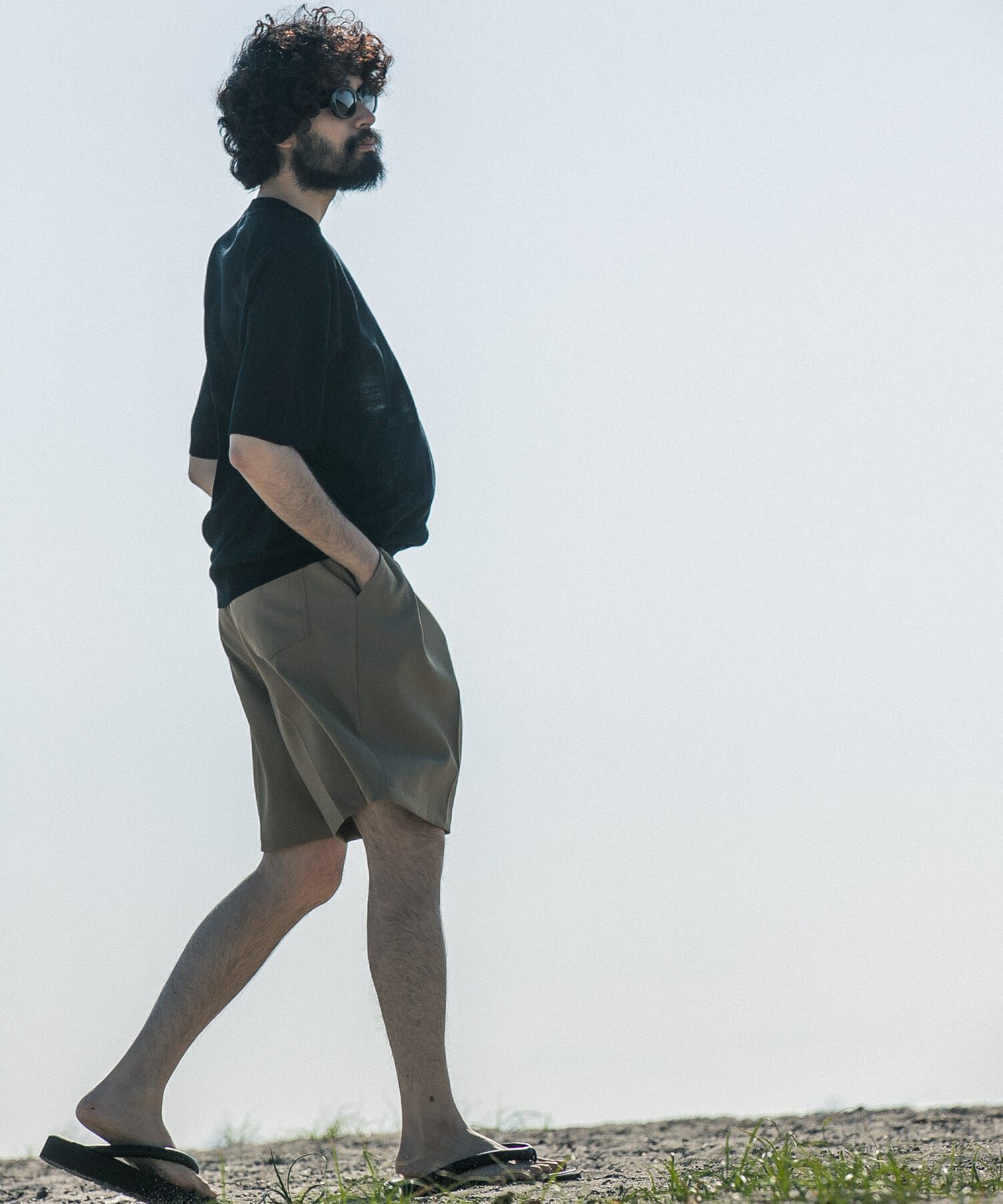 URBAN RESEARCH「new basic　WOOL SILK KNIT T-SHIRTS」|ニット・セーター|