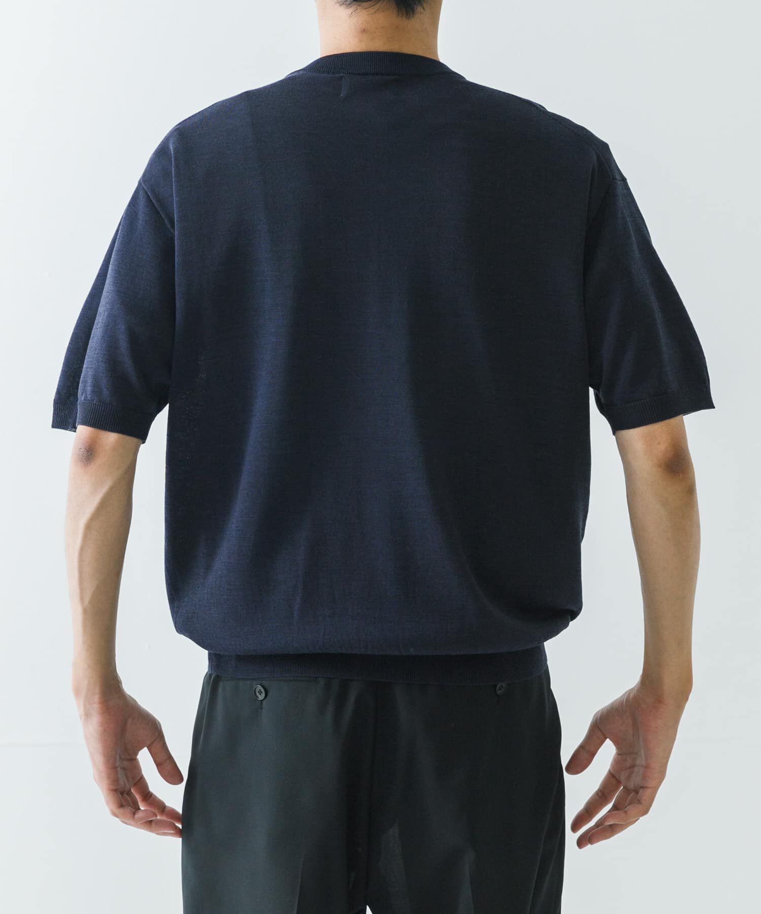 URBAN RESEARCH「new basic　WOOL SILK KNIT T-SHIRTS」|ニット・セーター|