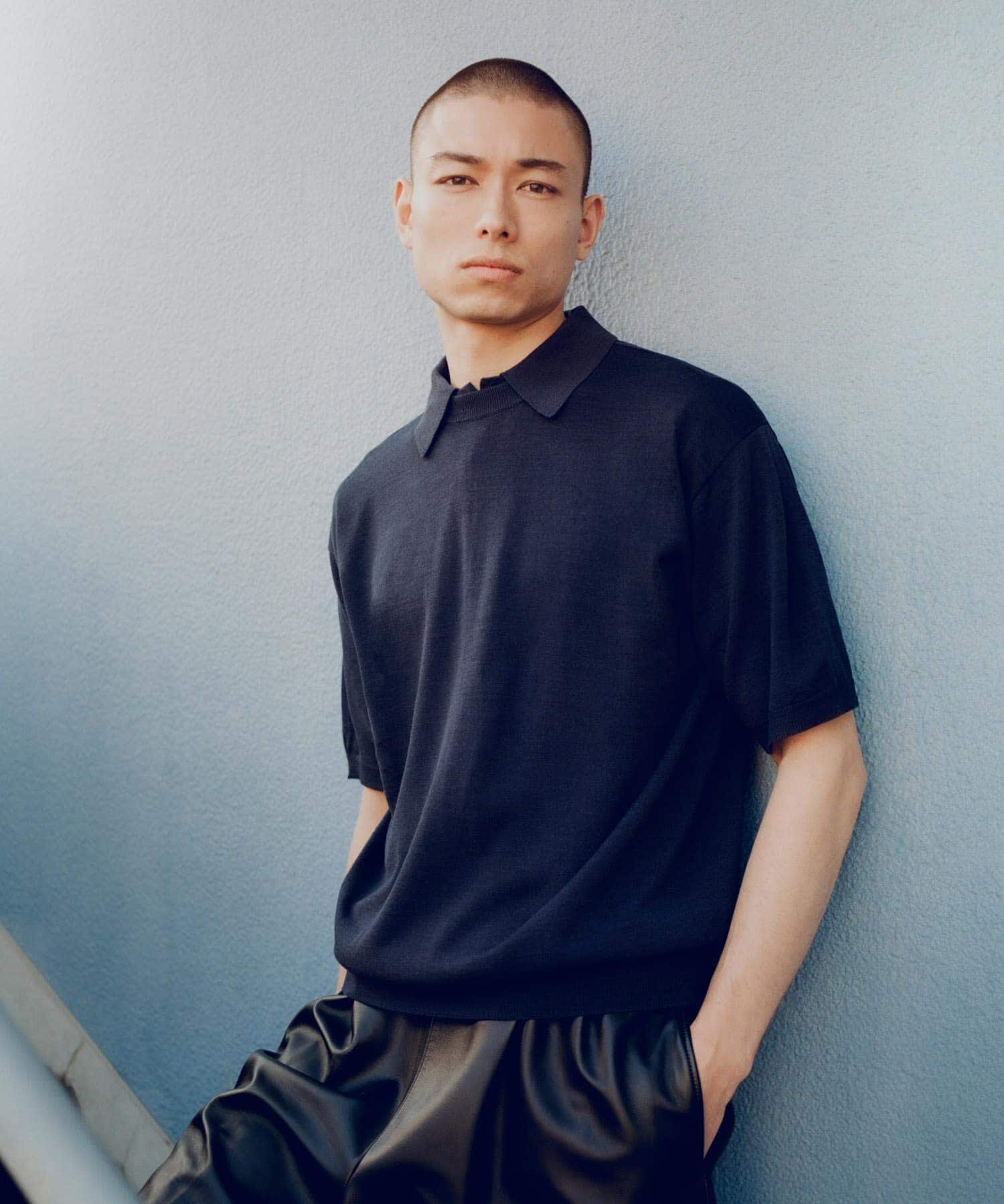 URBAN RESEARCH「new basic　WOOL SILK KNIT T-SHIRTS」|ニット・セーター|