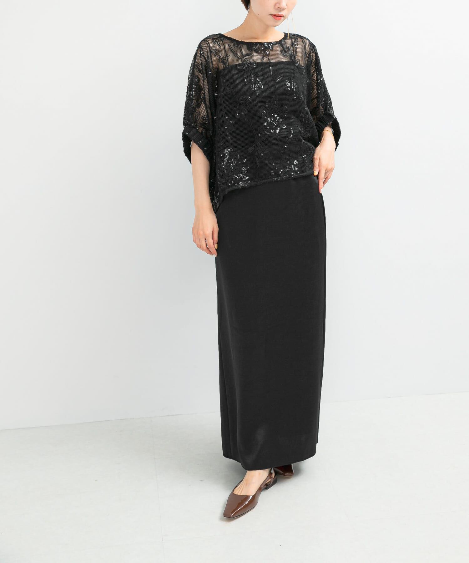 URBAN RESEARCH ROSSO「TORRAZZO DONNA　Botanical pattern spangle blouse」|シャツ・ブラウス|