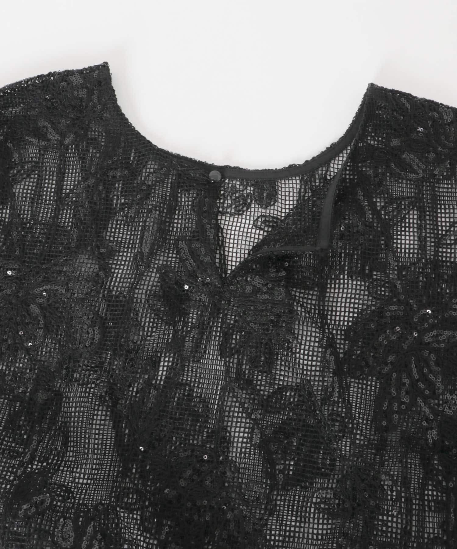 URBAN RESEARCH ROSSO「TORRAZZO DONNA　Botanical pattern spangle blouse」|シャツ・ブラウス|