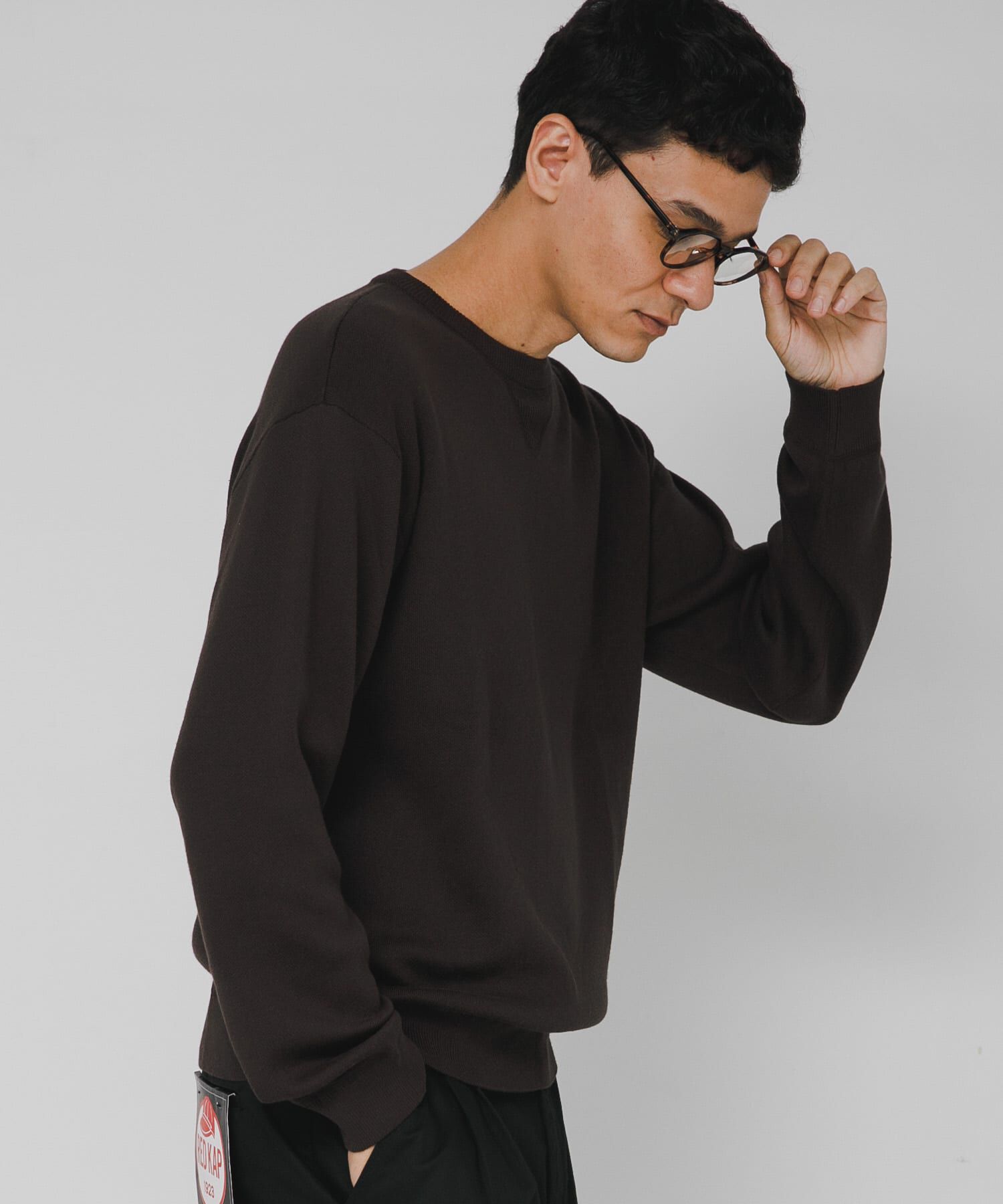 Sonny Label 「スウェットライクニットプルオーバー」|ニット・セーター|