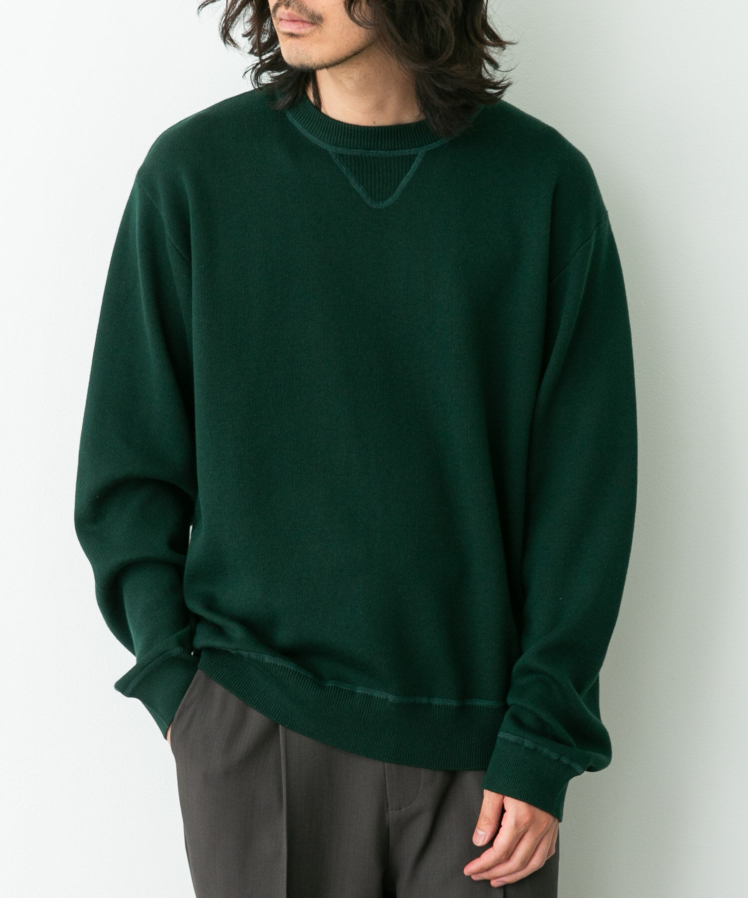 Sonny Label 「スウェットライクニットプルオーバー」|ニット・セーター|