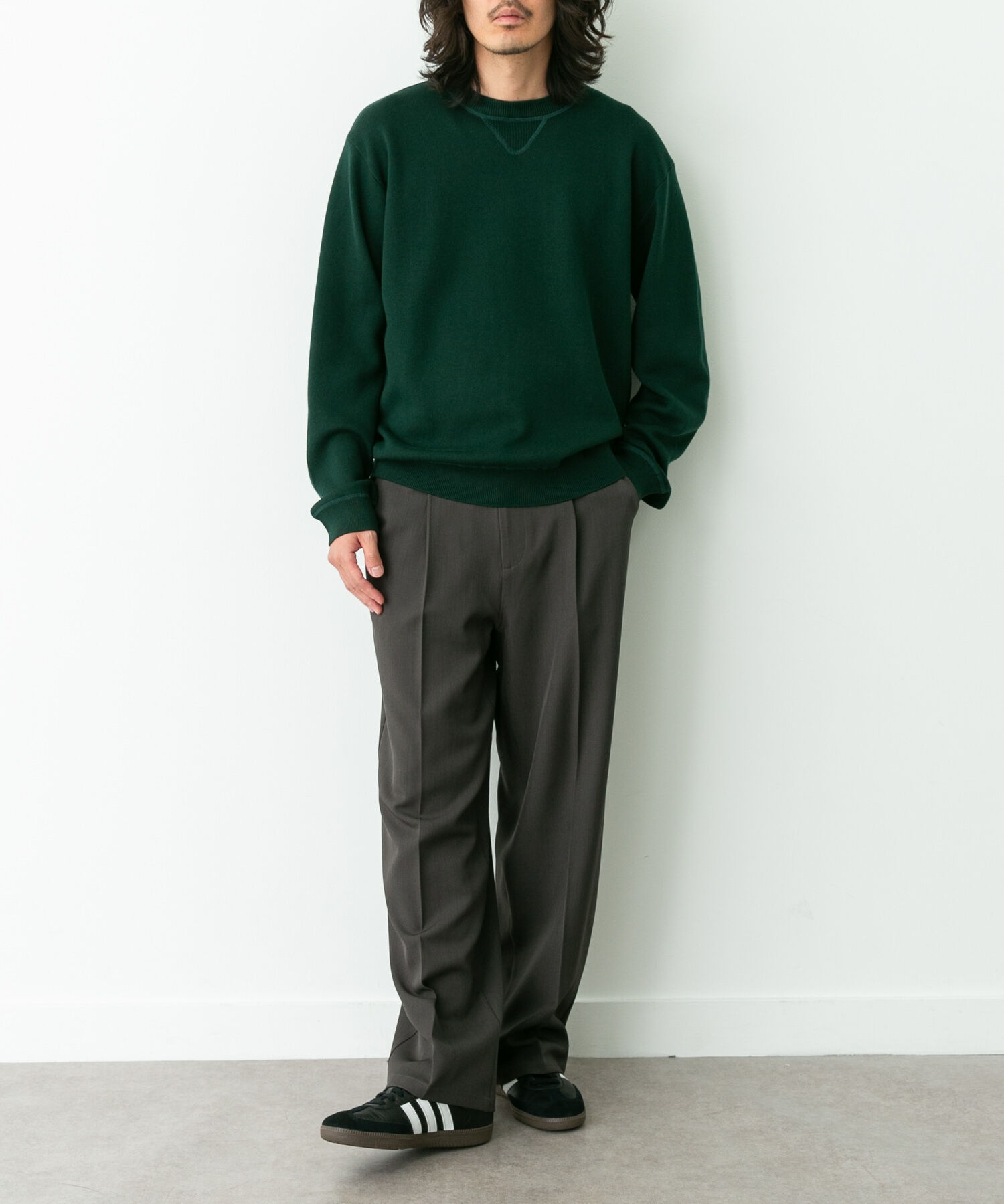 Sonny Label 「スウェットライクニットプルオーバー」|ニット・セーター|