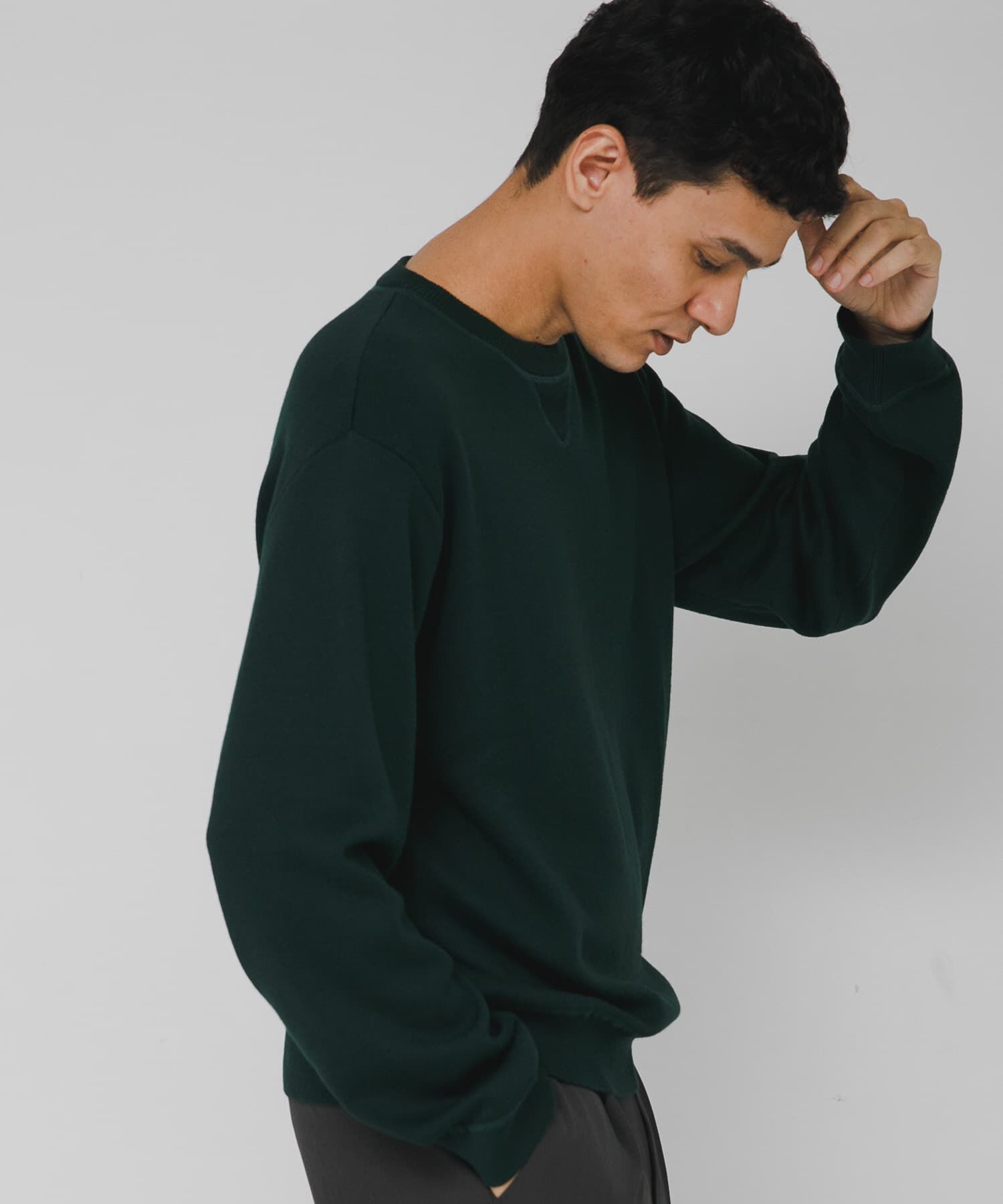 Sonny Label 「スウェットライクニットプルオーバー」|ニット・セーター|