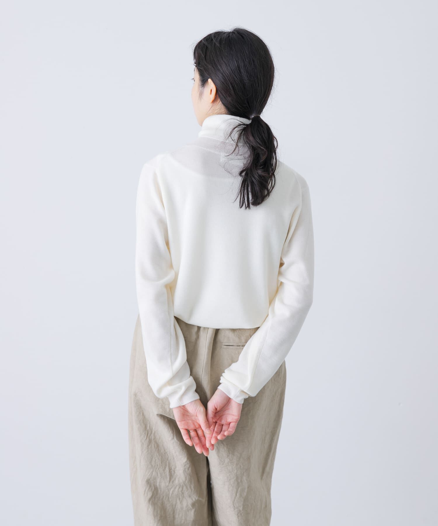 かぐれ「ウールハイゲージタートルネック」|ニット・セーター|