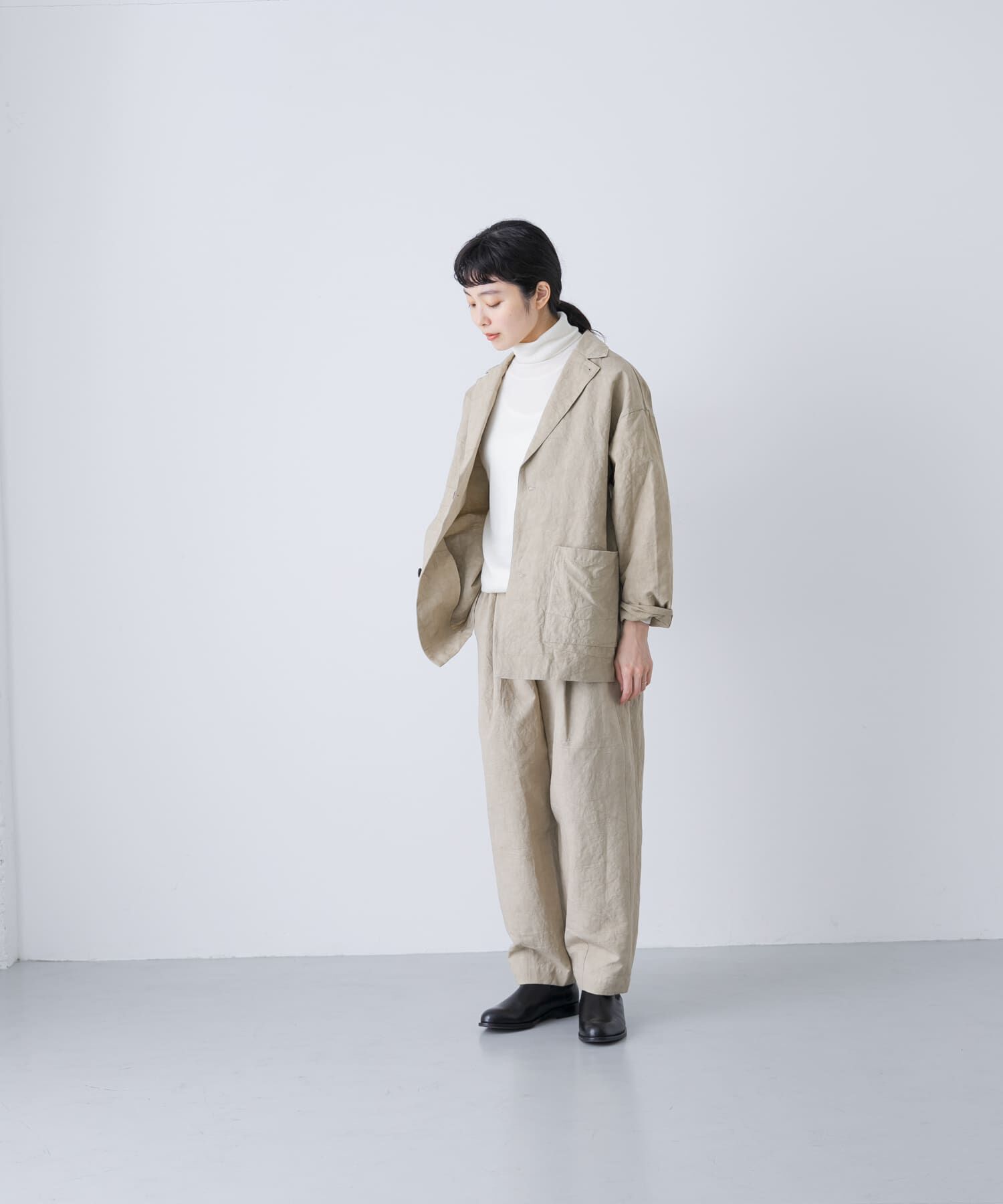 かぐれ「ウールハイゲージタートルネック」|ニット・セーター|