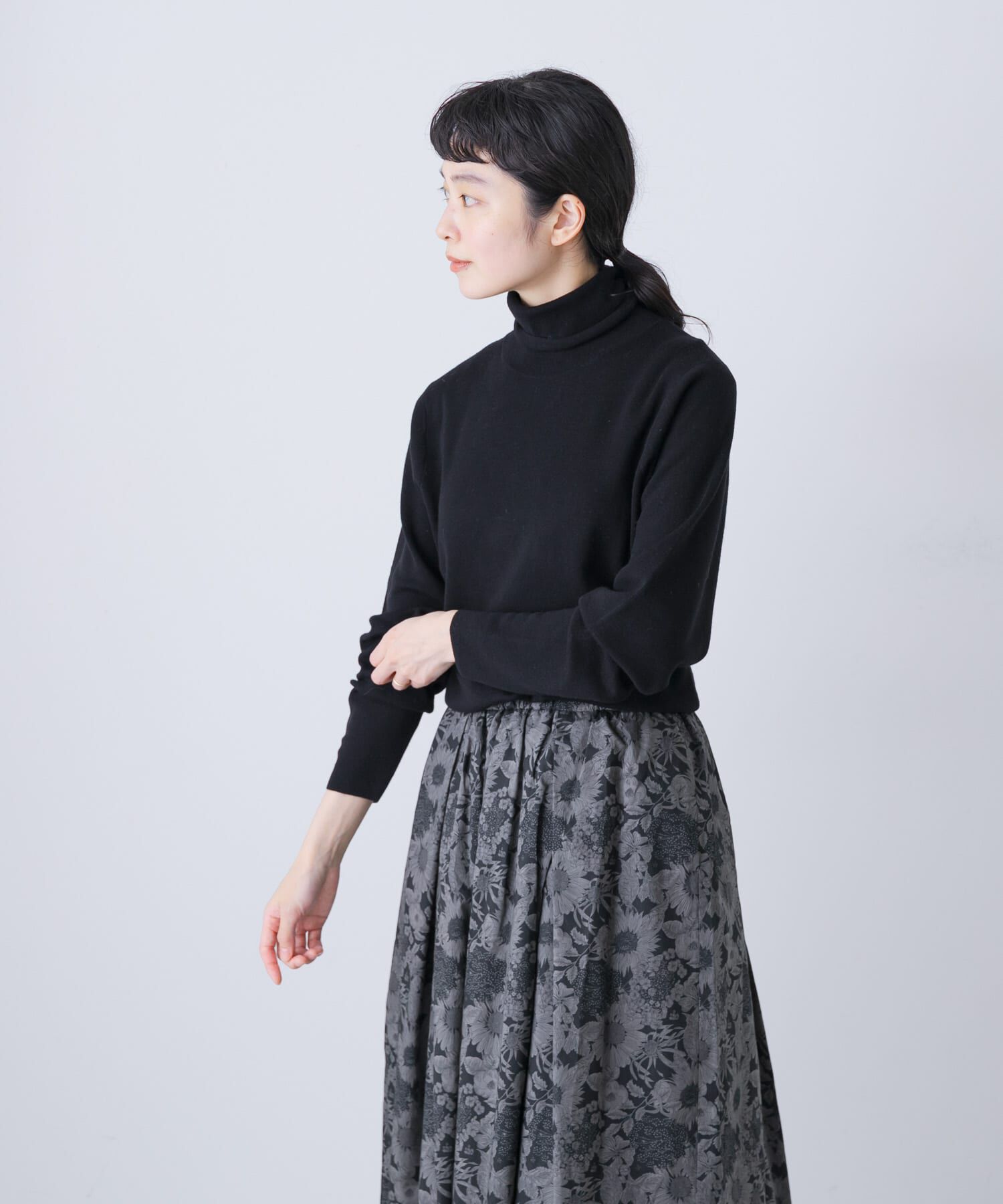 かぐれ「ウールハイゲージタートルネック」|ニット・セーター|