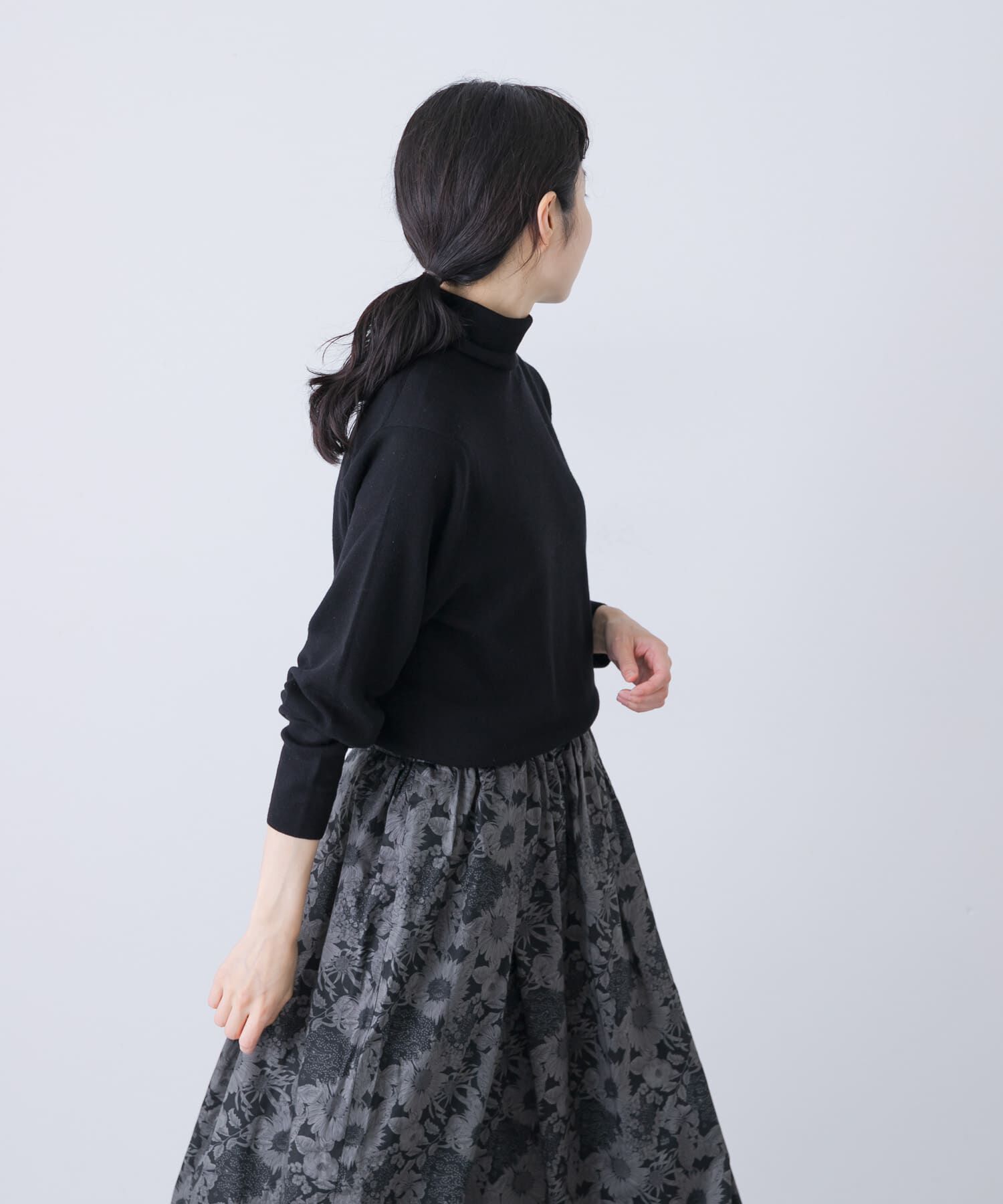 かぐれ「ウールハイゲージタートルネック」|ニット・セーター|