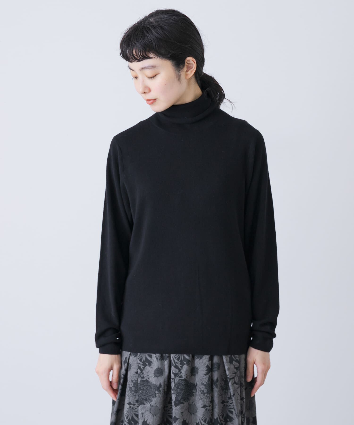 かぐれ「ウールハイゲージタートルネック」|ニット・セーター|