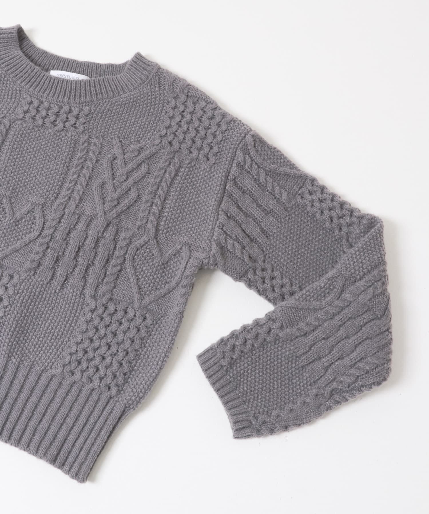 Sonny Label 「パッチワークハートケーブルニット」|ニット・セーター|