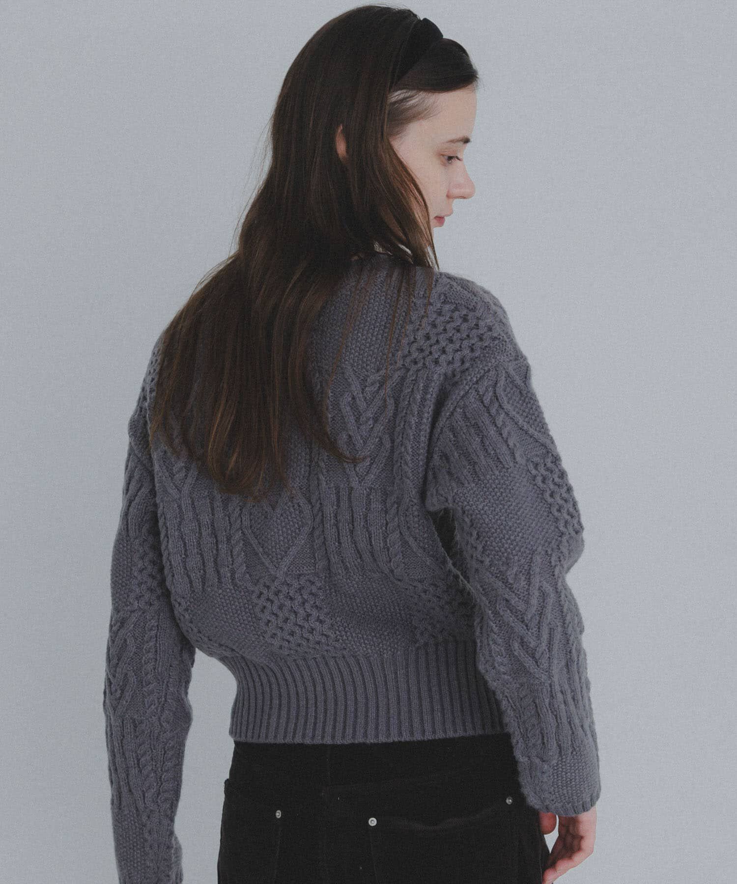 Sonny Label 「パッチワークハートケーブルニット」|ニット・セーター|