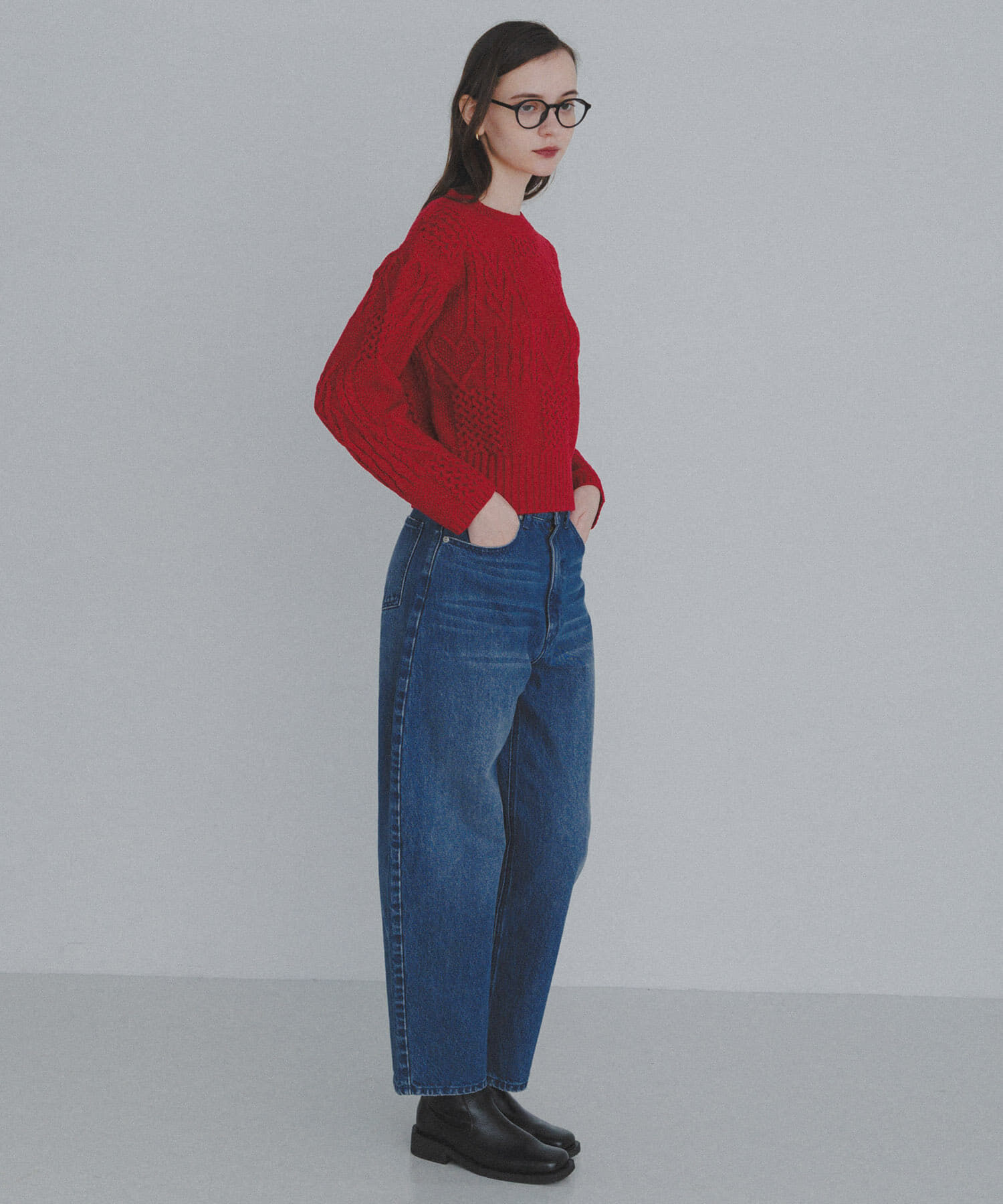 Sonny Label 「パッチワークハートケーブルニット」|ニット・セーター|