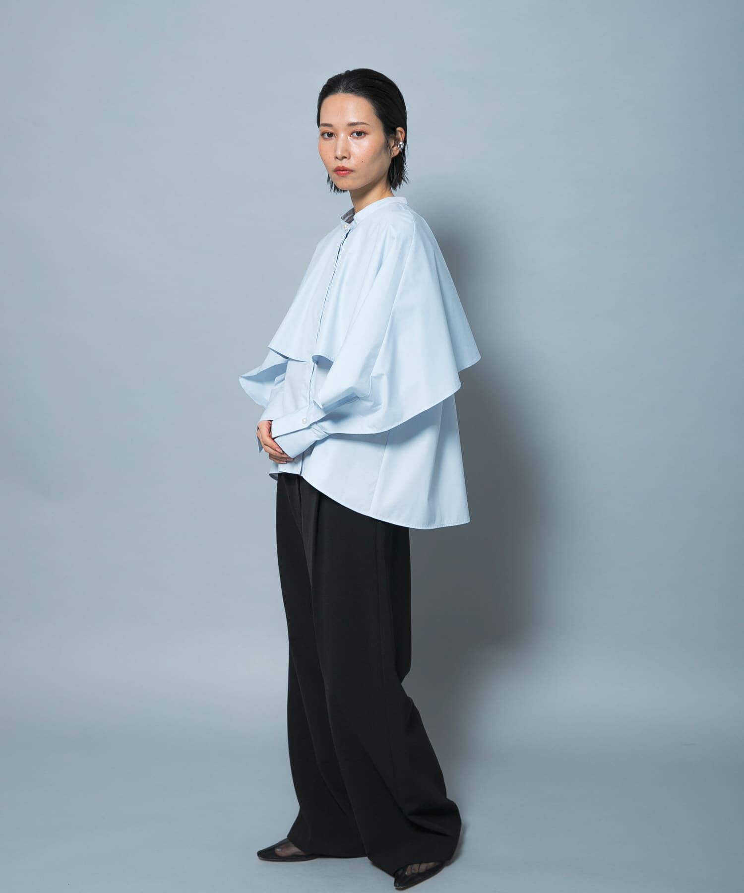 URBAN RESEARCH ROSSO「『別注』CHIGNON&times;ROSSO　ラッフルシャツブラウス」|シャツ・ブラウス|