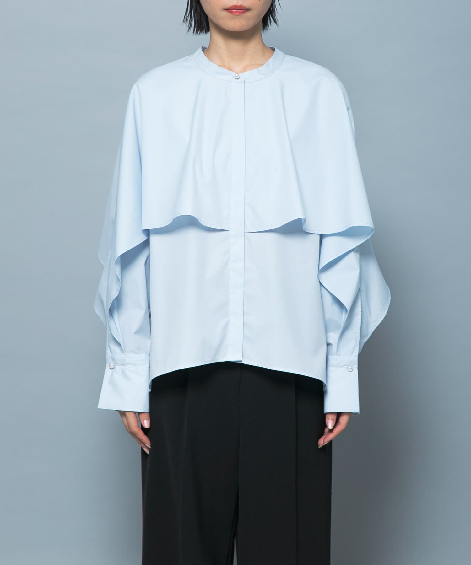 URBAN RESEARCH ROSSO「『別注』CHIGNON&times;ROSSO　ラッフルシャツブラウス」|シャツ・ブラウス|