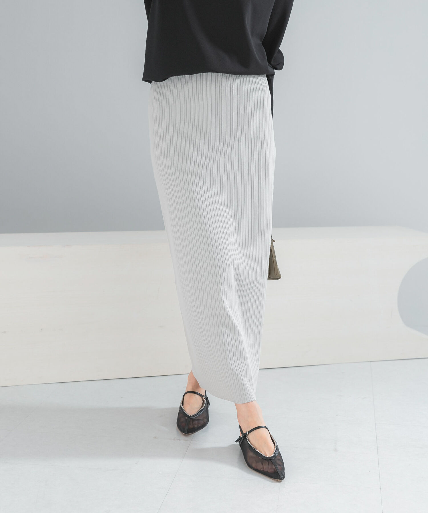 URBAN RESEARCH ROSSO「リブタイトストレートスカート」|スカート|