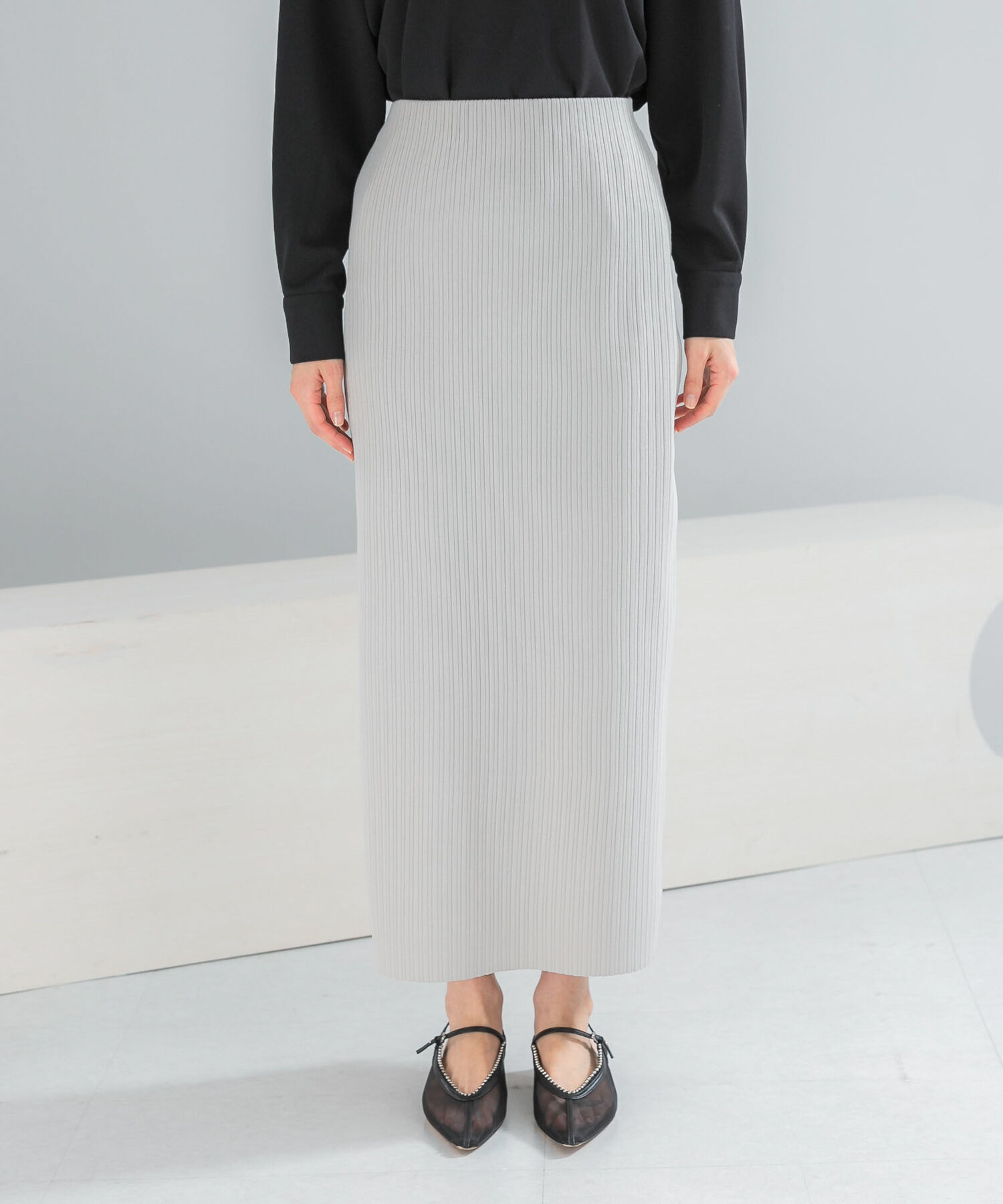 URBAN RESEARCH ROSSO「リブタイトストレートスカート」|スカート|