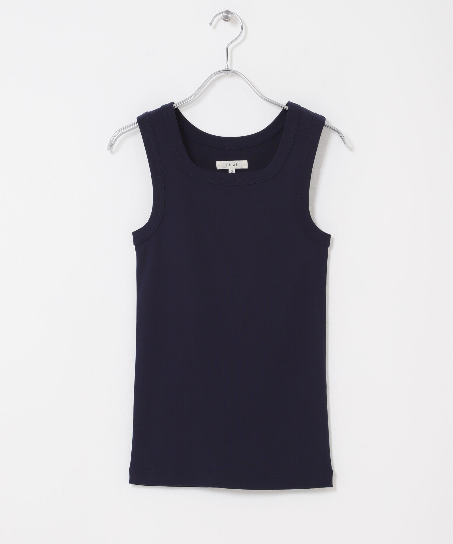 URBAN RESEARCH DOORS「FUJI　COTTON SQUARE TANK TOP」|タンクトップ|ネイビー