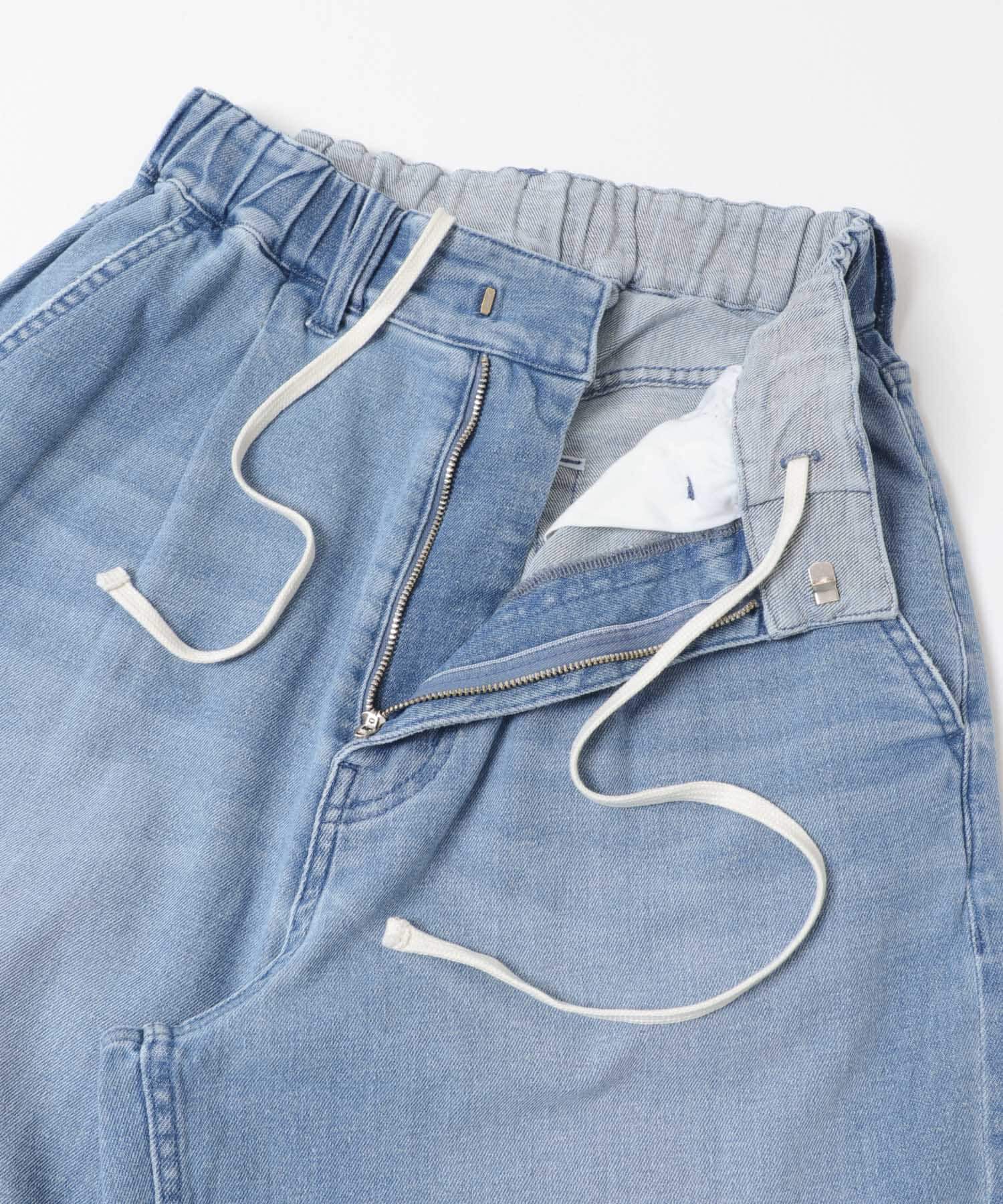 URBAN RESEARCH「『3サイズ展開』綿麻デニムイージーパンツ」|デニム|