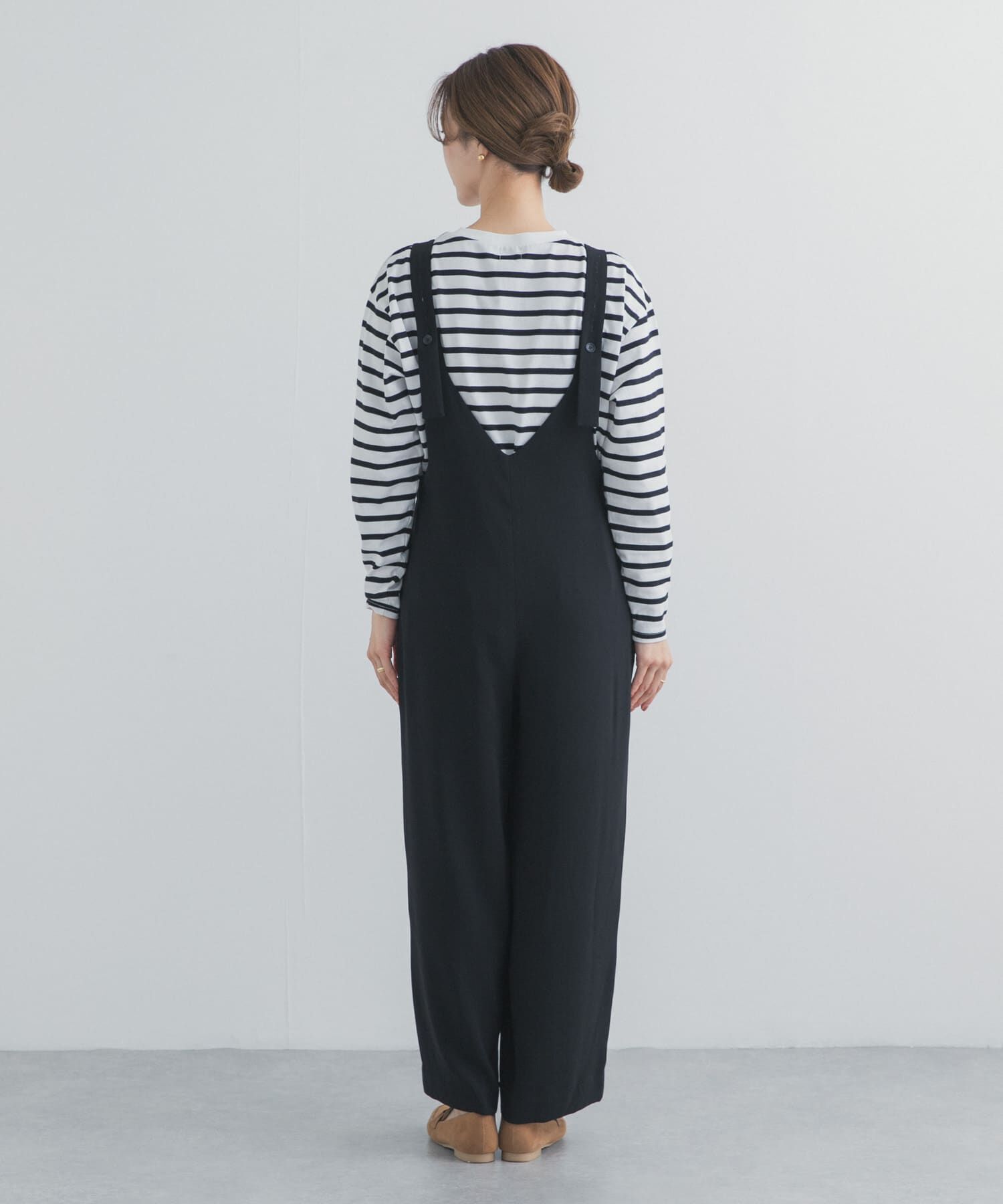 URBAN RESEARCH DOORS「ジョーゼットタックサロペット」|スカート|