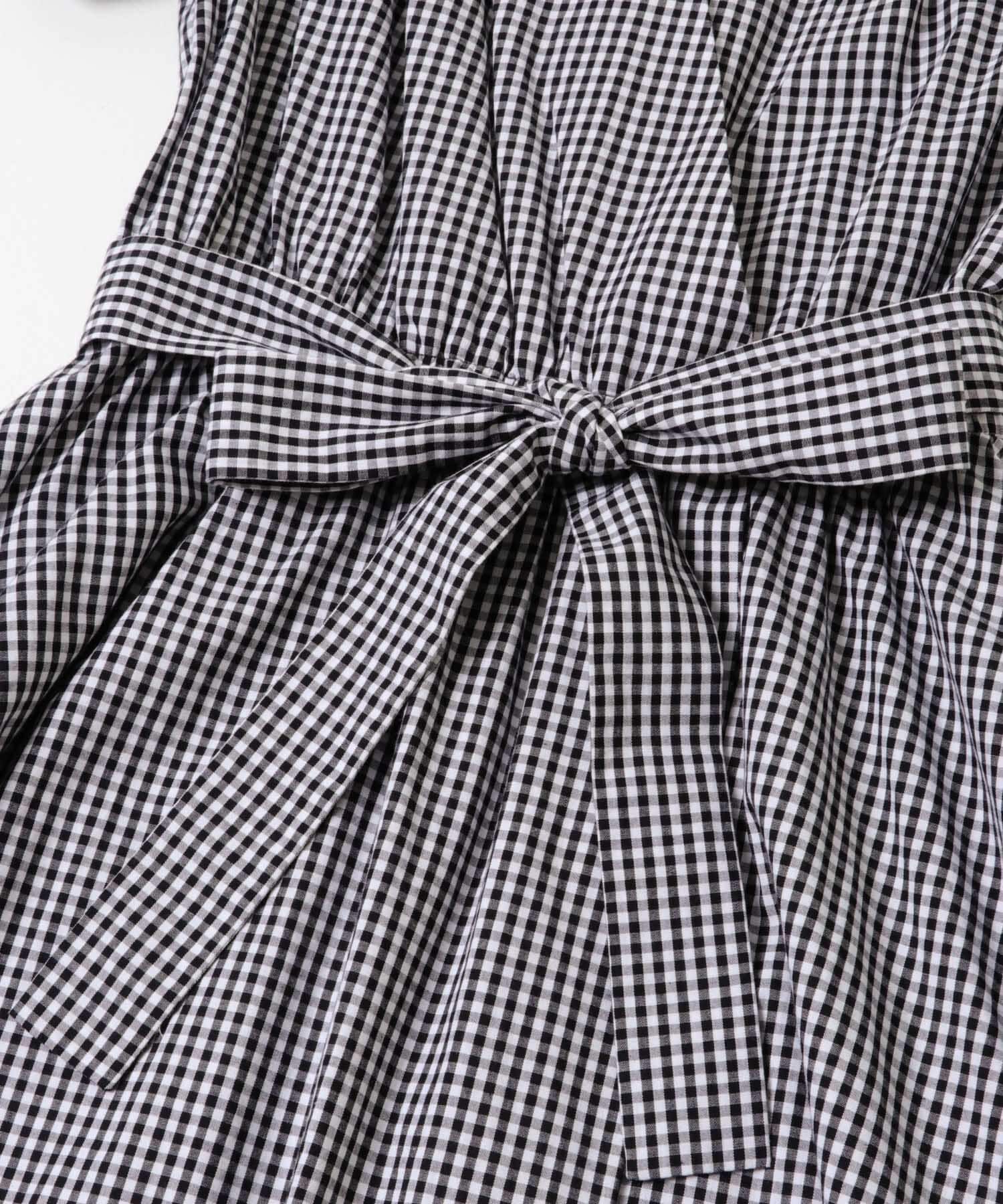 URBAN RESEARCH ROSSO「『WEB限定』チェックカシュクールワンピース」|ワンピース|