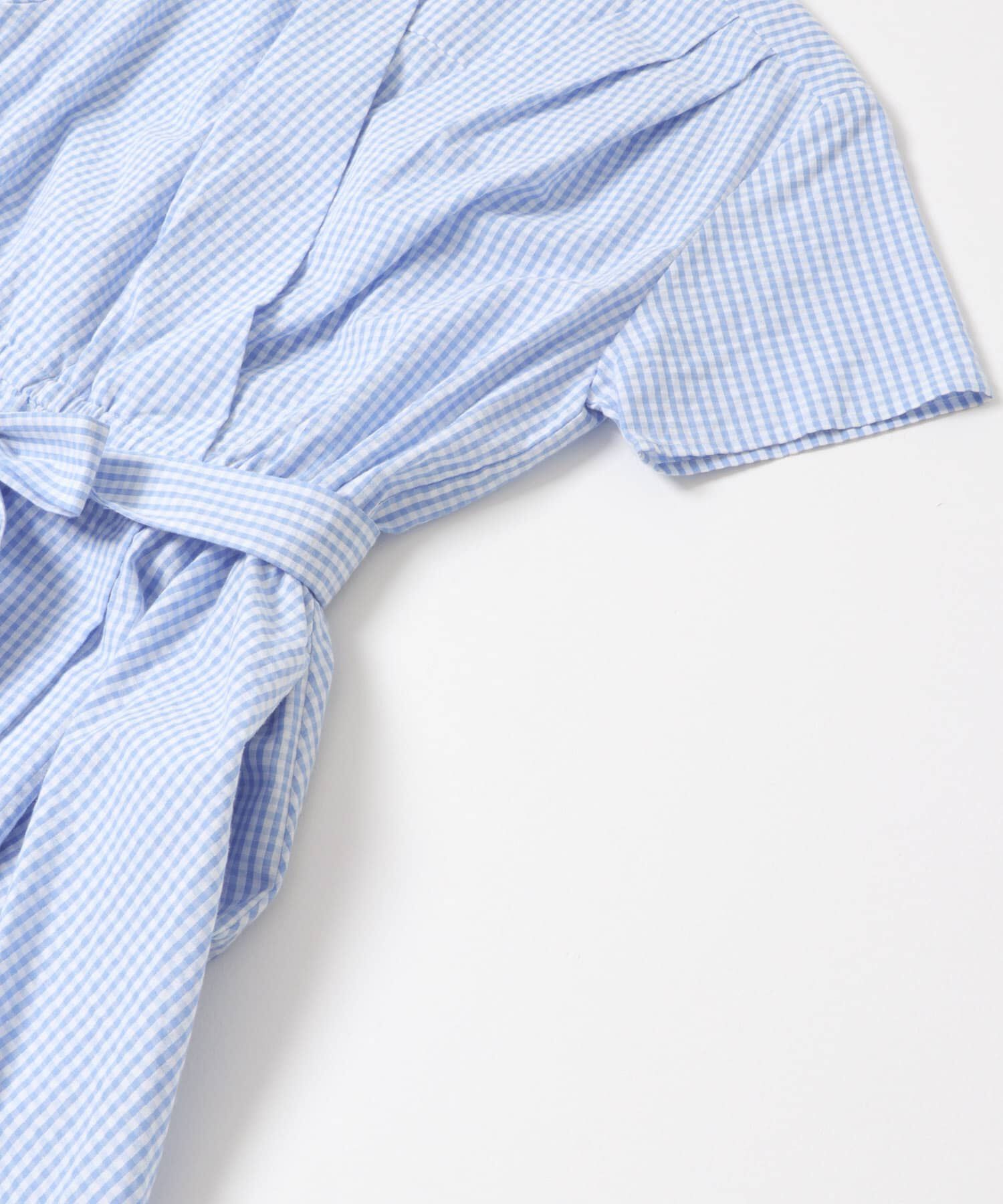 URBAN RESEARCH ROSSO「『WEB限定』チェックカシュクールワンピース」|ワンピース|