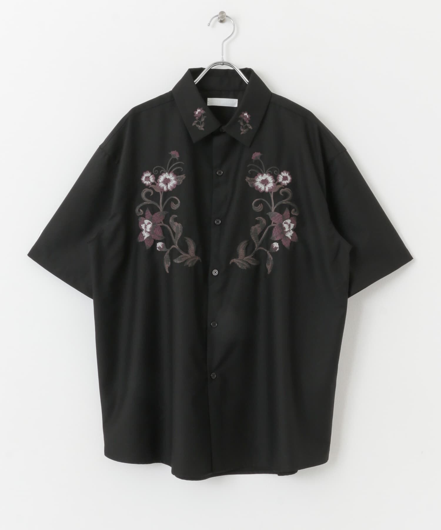 SENSE OF PLACE by URBAN RESEARCH「ボタニカルシシュウシャツ(5分袖)」|シャツ・ブラウス|