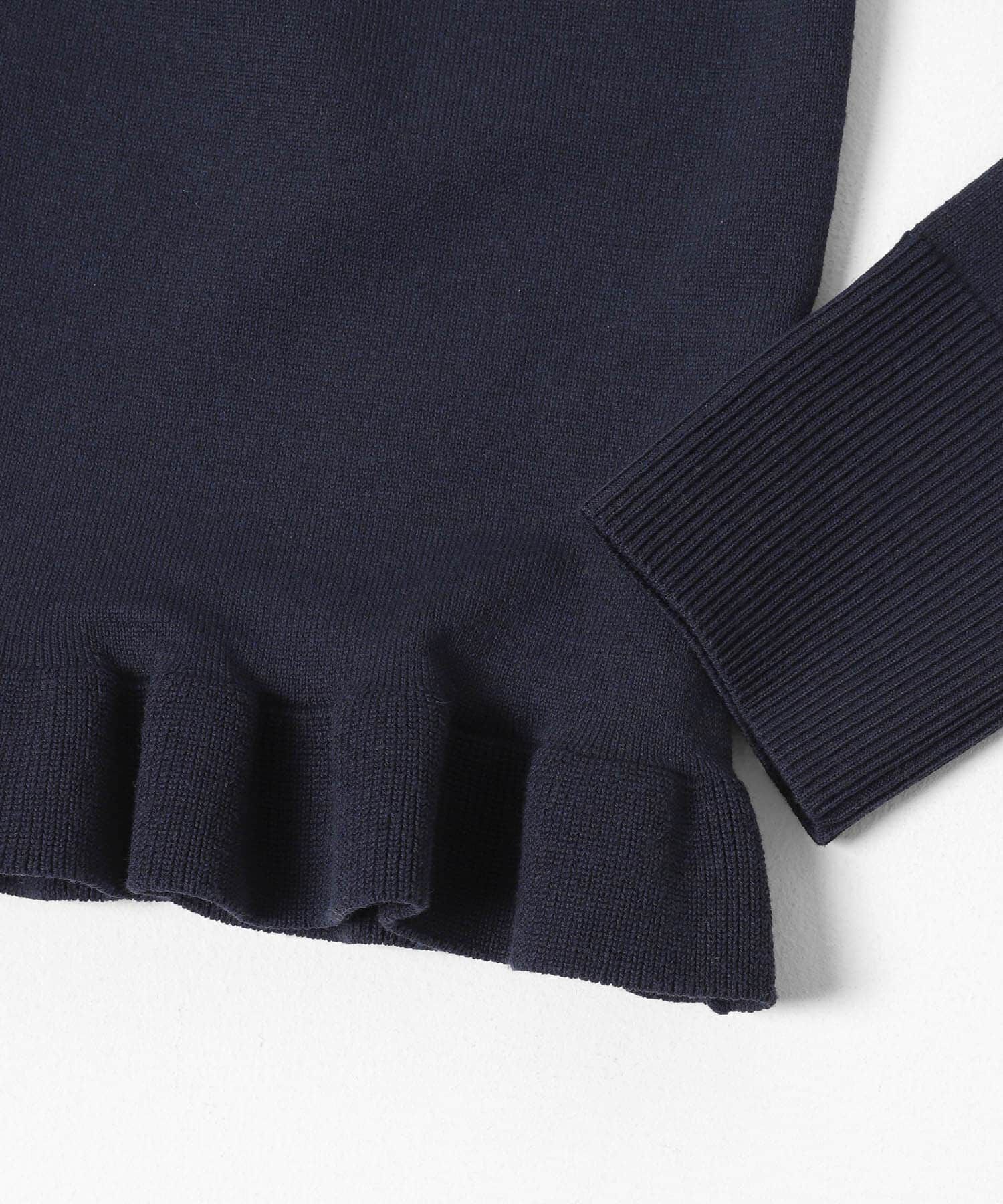 SENSE OF PLACE by URBAN RESEARCH「『洗濯可』フリルトリムニットカーディガン」|ニット・セーター|