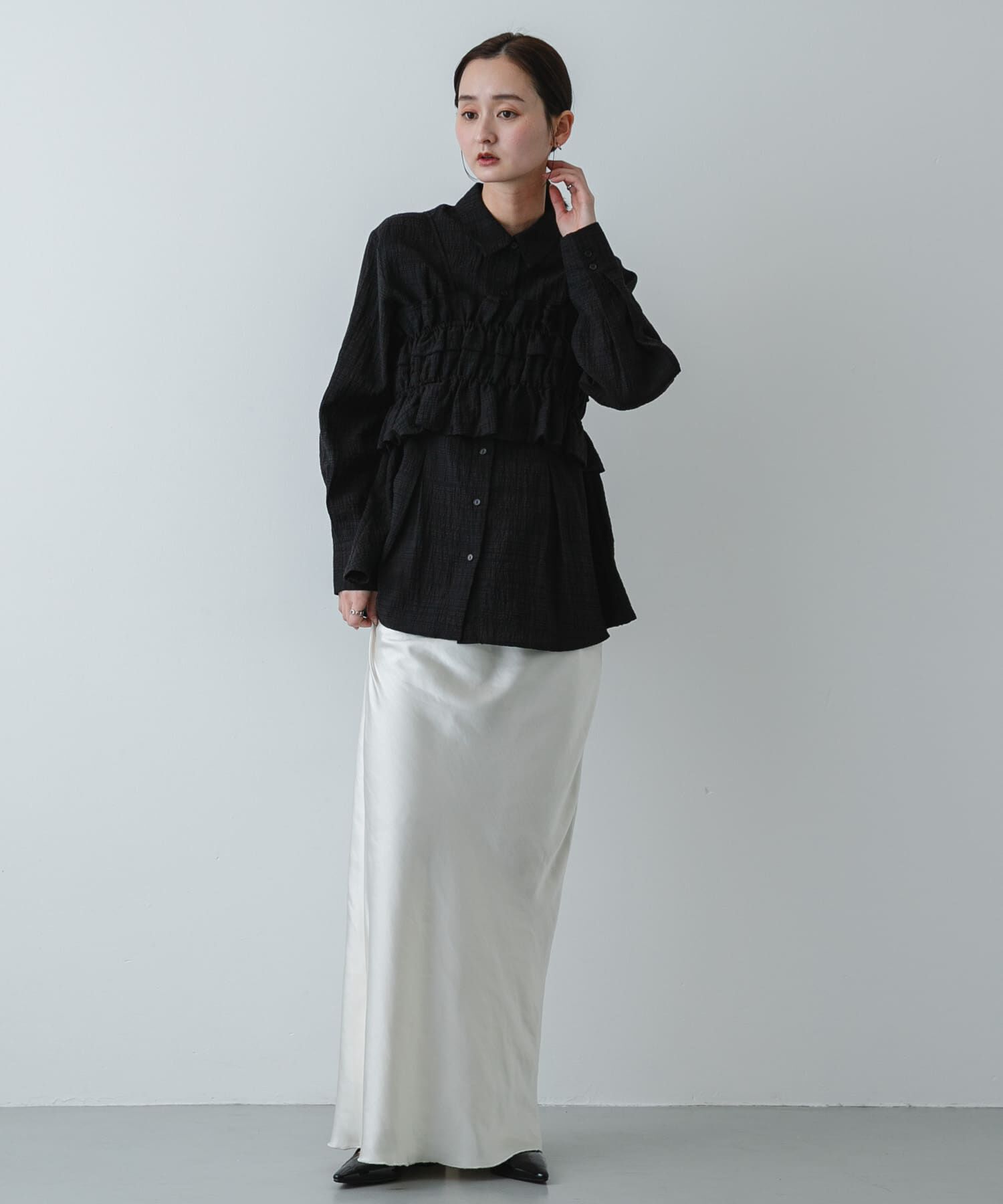 SENSE OF PLACE by URBAN RESEARCH「『抗菌』ポインテッドフラットパンプス」|パンプス|