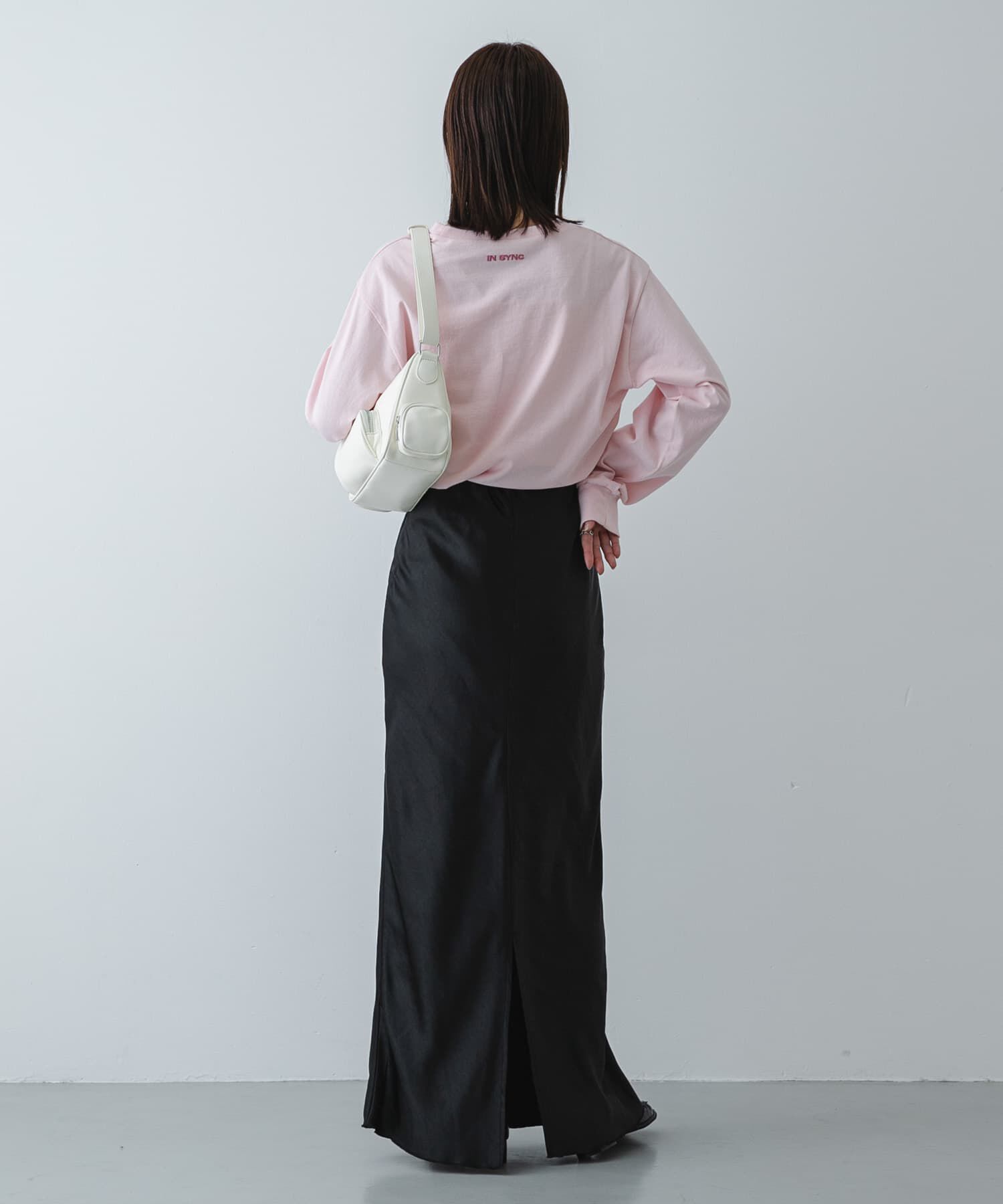 SENSE OF PLACE by URBAN RESEARCH「サテンアイラインスカート」|スカート|