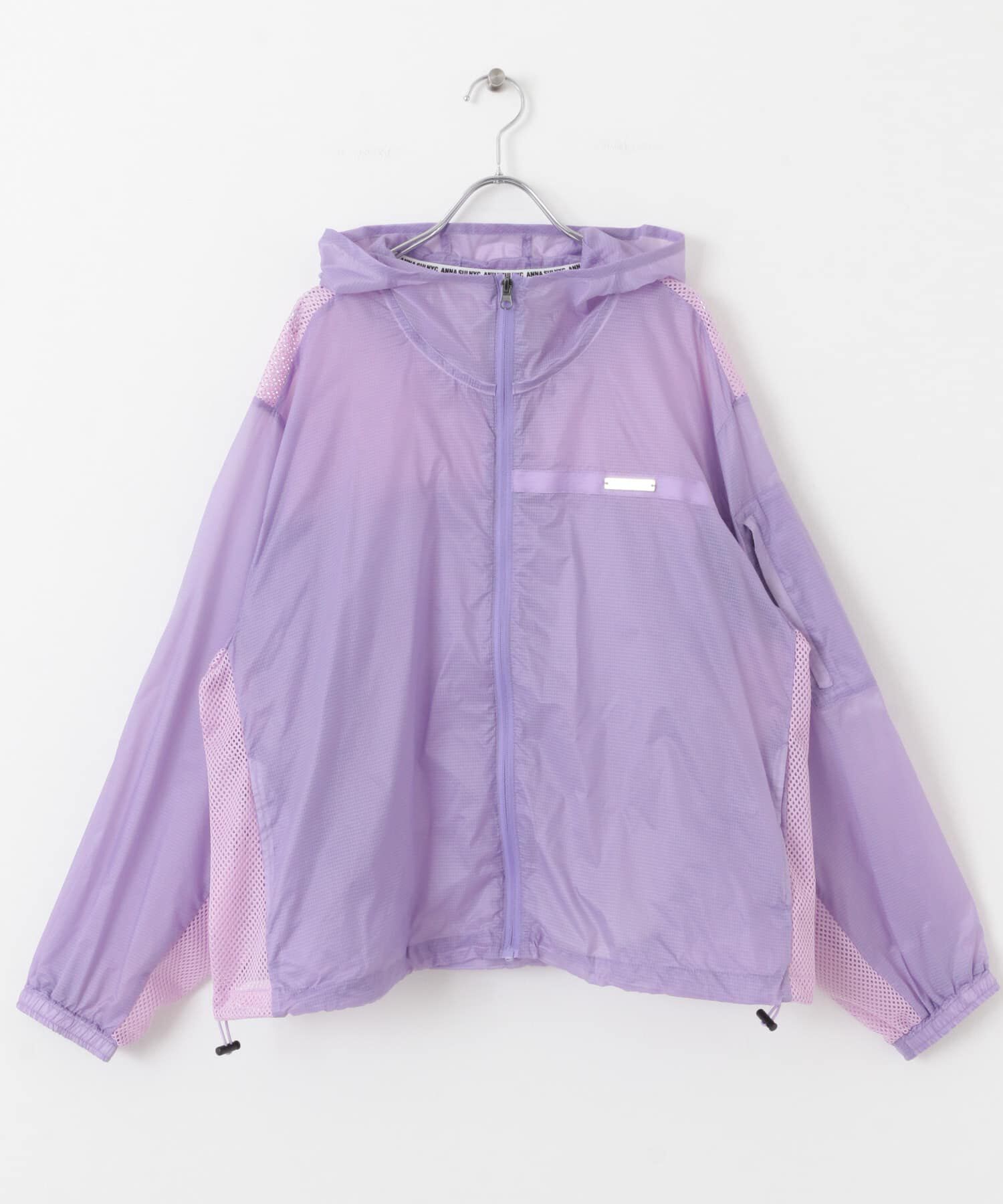 SENSE OF PLACE by URBAN RESEARCH「ANNA SUI NYC　シアーリップアクティブジャケット」|その他|パープル