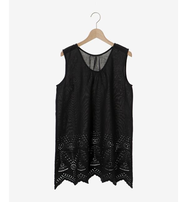  「コットンレースノースリーブブラウス」|シャツ・ブラウス|