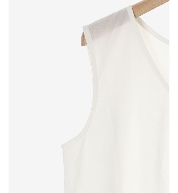  「コットンレースノースリーブブラウス」|シャツ・ブラウス|