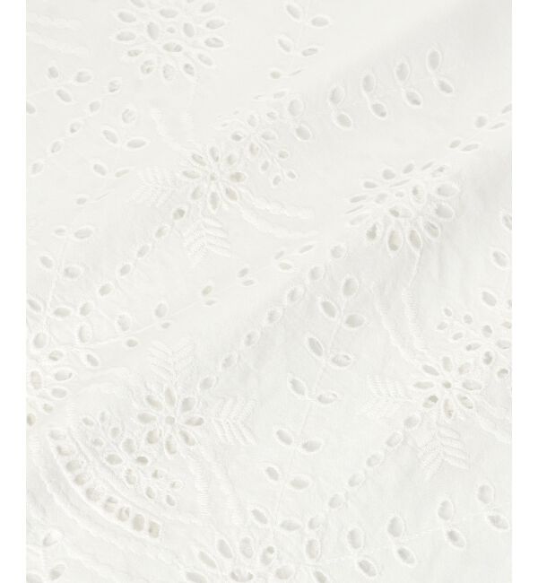  「コットンレースノースリーブブラウス」|シャツ・ブラウス|