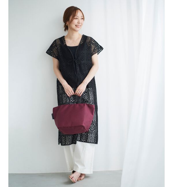 le.coeur blanc「ブロックレースロングジレ」|ベスト・ジレ|