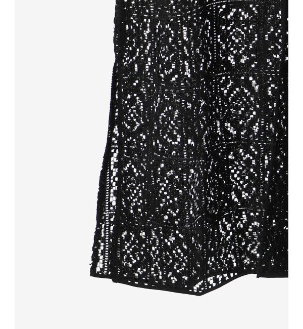 le.coeur blanc「ブロックレースロングジレ」|ベスト・ジレ|