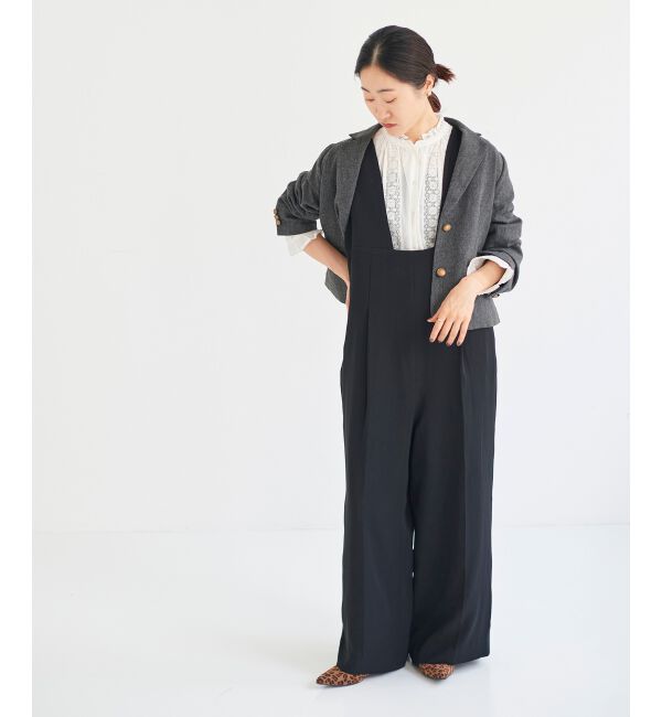 le.coeur blanc「ヘリンボーン柄ショートテーラージャケット」|その他|