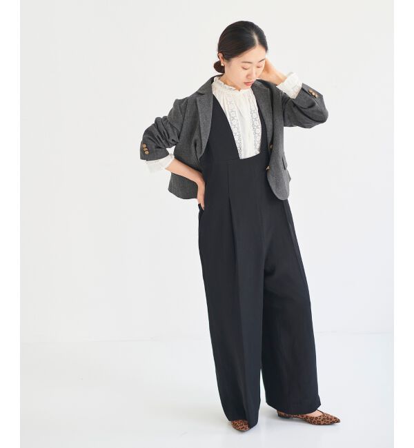 le.coeur blanc「ヘリンボーン柄ショートテーラージャケット」|その他|