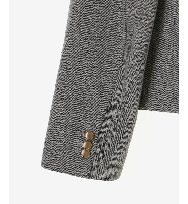 le.coeur blanc「ヘリンボーン柄ショートテーラージャケット」|その他|