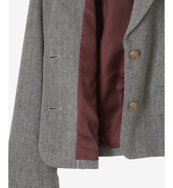 le.coeur blanc「ヘリンボーン柄ショートテーラージャケット」|その他|