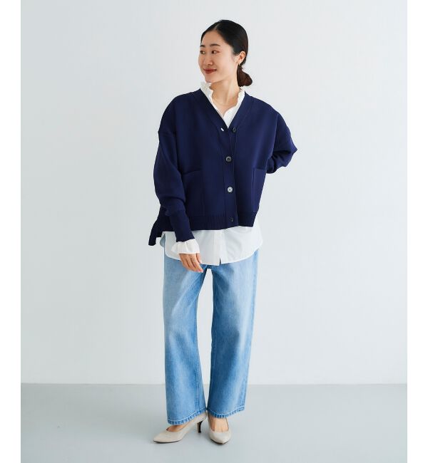  「フリルネック前釦ブラウス」|シャツ・ブラウス|