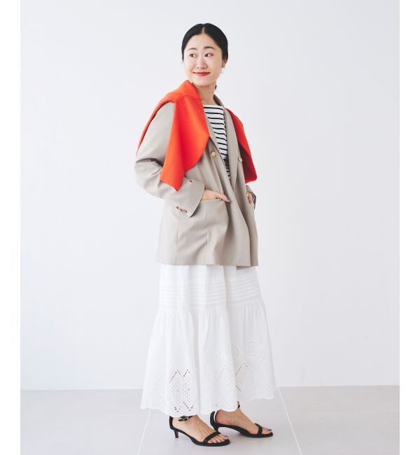  「《手洗い可能》横リブボリュームスリーブニット」|ニット・セーター|