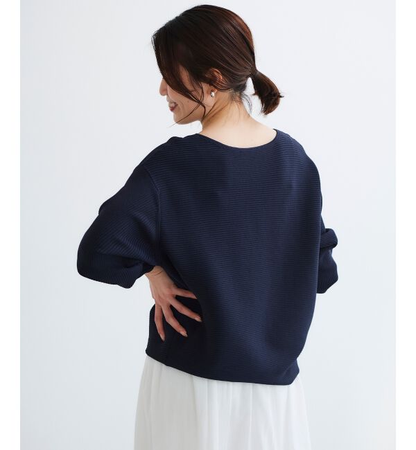  「《手洗い可能》横リブボリュームスリーブニット」|ニット・セーター|
