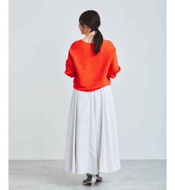  「《手洗い可能》横リブボリュームスリーブニット」|ニット・セーター|