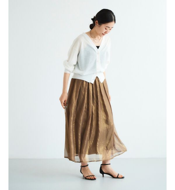  「《手洗い可能》シャイニーギャザースカート」|スカート|