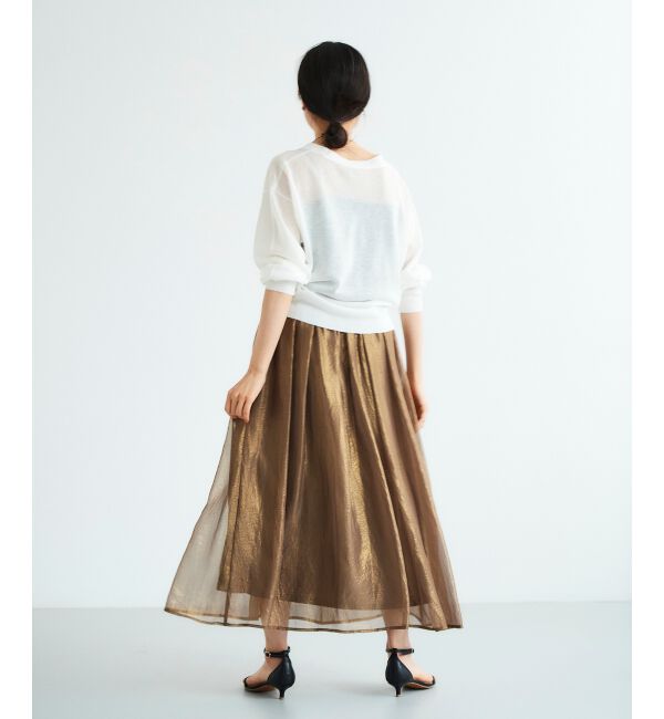  「《手洗い可能》シャイニーギャザースカート」|スカート|